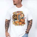 Teacher Flowers Smiley - Fall Unisex Crewneck T-Shirt Sweatshirt Hoodie