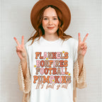 Flannels Bonfires Football Pumpkins - Fall Unisex Crewneck T-Shirt Sweatshirt Hoodie
