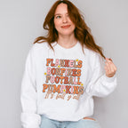 Flannels Bonfires Football Pumpkins - Fall Unisex Crewneck T-Shirt Sweatshirt Hoodie