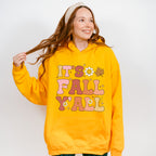 It's Fall Yall Daisy And Leaf - Fall Unisex Crewneck T-Shirt Sweatshirt Hoodie