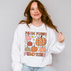 Farm Fresh Pumpkins - Fall Unisex Crewneck T-Shirt Sweatshirt Hoodie