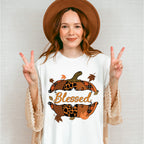 Blessed Pumpkin Sliced - Fall Unisex Crewneck T-Shirt Sweatshirt Hoodie