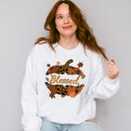 Blessed Pumpkin Sliced - Fall Unisex Crewneck T-Shirt Sweatshirt Hoodie
