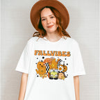 Fall Vibes Gnomes Pumpkins Stars - Fall Unisex Crewneck T-Shirt Sweatshirt Hoodie