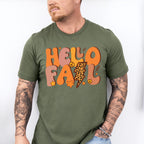 Hello Fall Peace Sign - Fall Unisex Crewneck T-Shirt Sweatshirt Hoodie