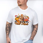Fall Vibes Football Design - Fall Unisex Crewneck T-Shirt Sweatshirt Hoodie