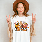Fall Vibes Football Design - Fall Unisex Crewneck T-Shirt Sweatshirt Hoodie