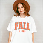 Fall Vibes Orange - Fall Unisex Crewneck T-Shirt Sweatshirt Hoodie