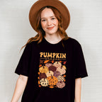 Pumpkin Season Colorful Pumpkins - Fall Unisex Crewneck T-Shirt Sweatshirt Hoodie