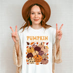 Pumpkin Season Colorful Pumpkins - Fall Unisex Crewneck T-Shirt Sweatshirt Hoodie