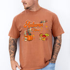 Autumn Vibes Mushrooms - Fall Unisex Crewneck T-Shirt Sweatshirt Hoodie