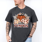 Hello Pumpkin Colorful Pumpkins - Fall Unisex Crewneck T-Shirt Sweatshirt Hoodie