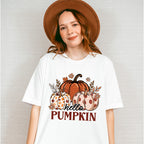 Hello Pumpkin Colorful Pumpkins - Fall Unisex Crewneck T-Shirt Sweatshirt Hoodie
