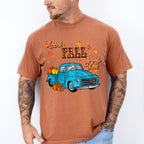 Happy Fall Y'all Truck - Fall Unisex Crewneck T-Shirt Sweatshirt Hoodie