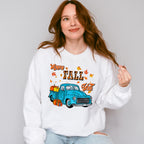 Happy Fall Y'all Truck - Fall Unisex Crewneck T-Shirt Sweatshirt Hoodie