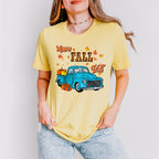 Happy Fall Y'all Truck - Fall Unisex Crewneck T-Shirt Sweatshirt Hoodie