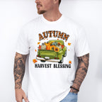 Autumn Harvest Blessing Green Truck - Fall Unisex Crewneck T-Shirt Sweatshirt Hoodie