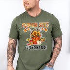 Pumpkin Spice Everything Nice Sunflower - Fall Unisex Crewneck T-Shirt Sweatshirt Hoodie