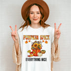 Pumpkin Spice Everything Nice Sunflower - Fall Unisex Crewneck T-Shirt Sweatshirt Hoodie