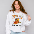 Pumpkin Spice Everything Nice Sunflower - Fall Unisex Crewneck T-Shirt Sweatshirt Hoodie