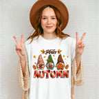 Happy Autumn Gnomes - Fall Unisex Crewneck T-Shirt Sweatshirt Hoodie
