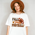 Fall Family Football Design - Fall Unisex Crewneck T-Shirt Sweatshirt Hoodie