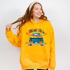 Hello Fall Blue Truck - Fall Unisex Crewneck T-Shirt Sweatshirt Hoodie