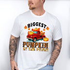 Biggest Pumpkin In The Patch - Fall Unisex Crewneck T-Shirt Sweatshirt Hoodie