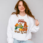 Happy Fall Y'all Trolley - Fall Unisex Crewneck T-Shirt Sweatshirt Hoodie