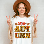 Hello Autumn Pine Cone - Fall Unisex Crewneck T-Shirt Sweatshirt Hoodie