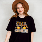 Fall Is Coming Tartan Design - Fall Unisex Crewneck T-Shirt Sweatshirt Hoodie