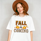 Fall Is Coming Tartan Design - Fall Unisex Crewneck T-Shirt Sweatshirt Hoodie