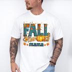 Fall Mama Blue Design - Fall Unisex Crewneck T-Shirt Sweatshirt Hoodie