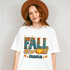 Fall Mama Blue Design - Fall Unisex Crewneck T-Shirt Sweatshirt Hoodie