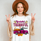 Grateful Thankful Blessed Purple - Fall Unisex Crewneck T-Shirt Sweatshirt Hoodie