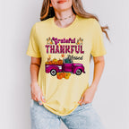 Grateful Thankful Blessed Purple - Fall Unisex Crewneck T-Shirt Sweatshirt Hoodie