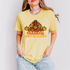 Thankful Grateful Blessed Turkey - Thanksgiving Unisex Crewneck T-Shirt Sweatshirt Hoodie