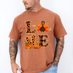 Love Turkey Orange Design - Thanksgiving Unisex Crewneck T-Shirt Sweatshirt Hoodie