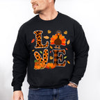 Love Turkey Orange Design - Thanksgiving Unisex Crewneck T-Shirt Sweatshirt Hoodie