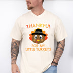 Thankful For My Turkeys - Thanksgiving Unisex Crewneck T-Shirt Sweatshirt Hoodie