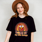 Thankful For My Turkeys Red Ribbon - Thanksgiving Unisex Crewneck T-Shirt Sweatshirt Hoodie