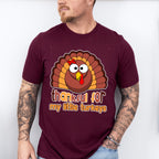Thankful For My Turkeys Red Ribbon - Thanksgiving Unisex Crewneck T-Shirt Sweatshirt Hoodie