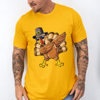 Turkey Dabbing - Thanksgiving Unisex Crewneck T-Shirt Sweatshirt Hoodie