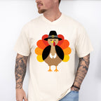 Turkey Fedora Gradient Design - Thanksgiving Unisex Crewneck T-Shirt Sweatshirt Hoodie