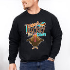 Coolest Turkey Feather - Thanksgiving Unisex Crewneck T-Shirt Sweatshirt Hoodie