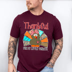 Thankful For My Little Turkeys Heart - Thanksgiving Unisex Crewneck T-Shirt Sweatshirt Hoodie