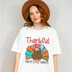 Thankful For My Little Turkeys Heart - Thanksgiving Unisex Crewneck T-Shirt Sweatshirt Hoodie