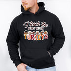 I Teach The Cutest Little Turkey - Thanksgiving Unisex Crewneck T-Shirt Sweatshirt Hoodie