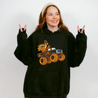 Turkey Monster Truck - Thanksgiving Unisex Crewneck T-Shirt Sweatshirt Hoodie