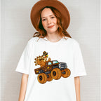 Turkey Monster Truck - Thanksgiving Unisex Crewneck T-Shirt Sweatshirt Hoodie